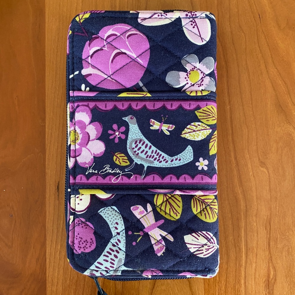 Vera Bradley Quilted Zippered Wallet